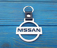 Автомобильный брелок Nissan, брелок металлический Ниссан