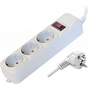 Подовжувач — Мережевий фільтр Greelite на 3 розетки 5 метрів кабель