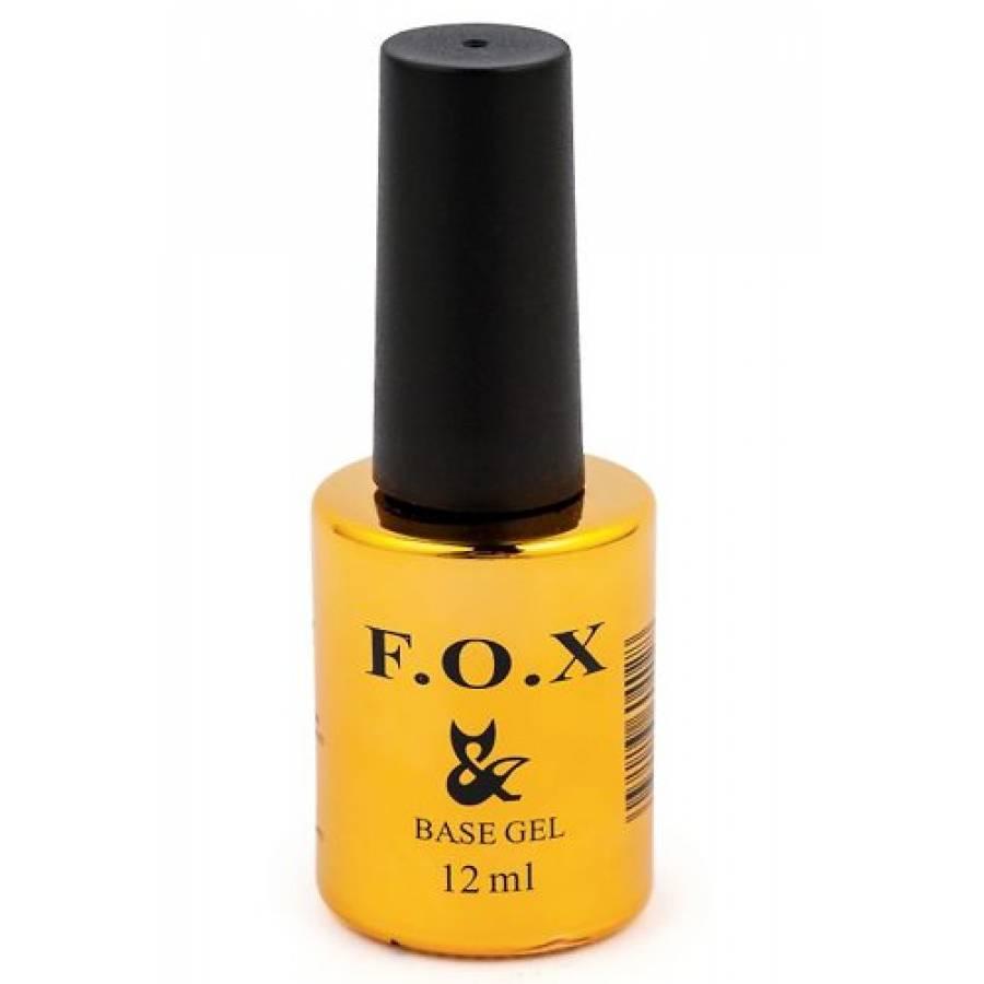База для гель лаку F.O.X Base Rubber, 12 мл, фото 1
