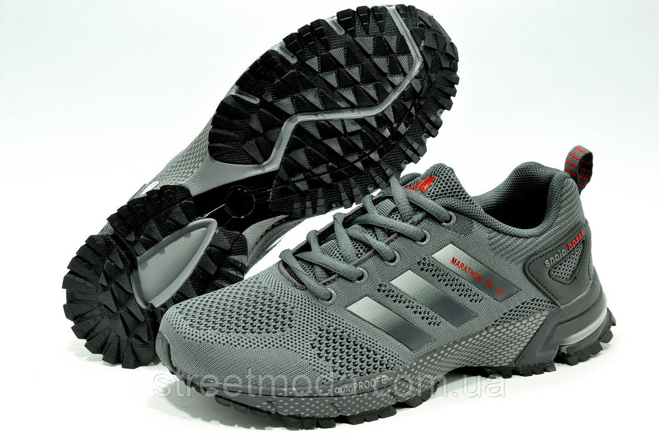 Кроссовки в стиле Adidas Marathon TR, Серые