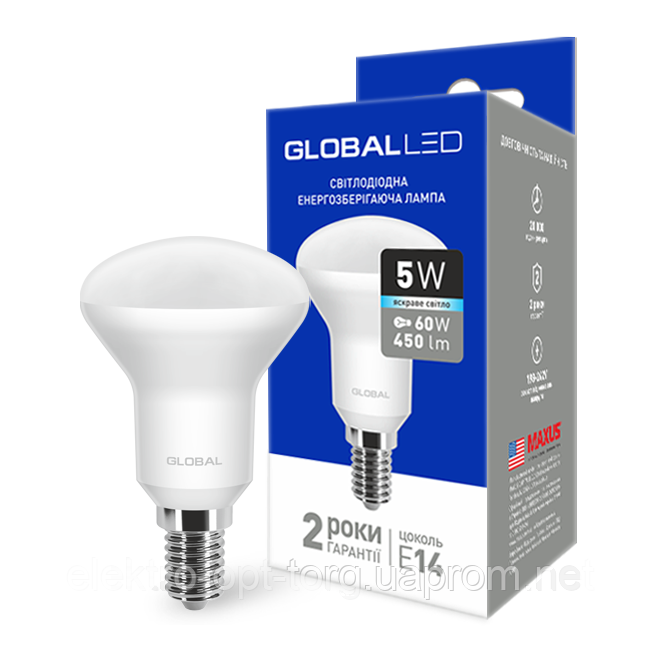 Лампа 5W LED R50 E14