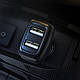 Автомобільна зарядка HOCO Z36 Leader 2 USB/2,4A Чорний, фото 5