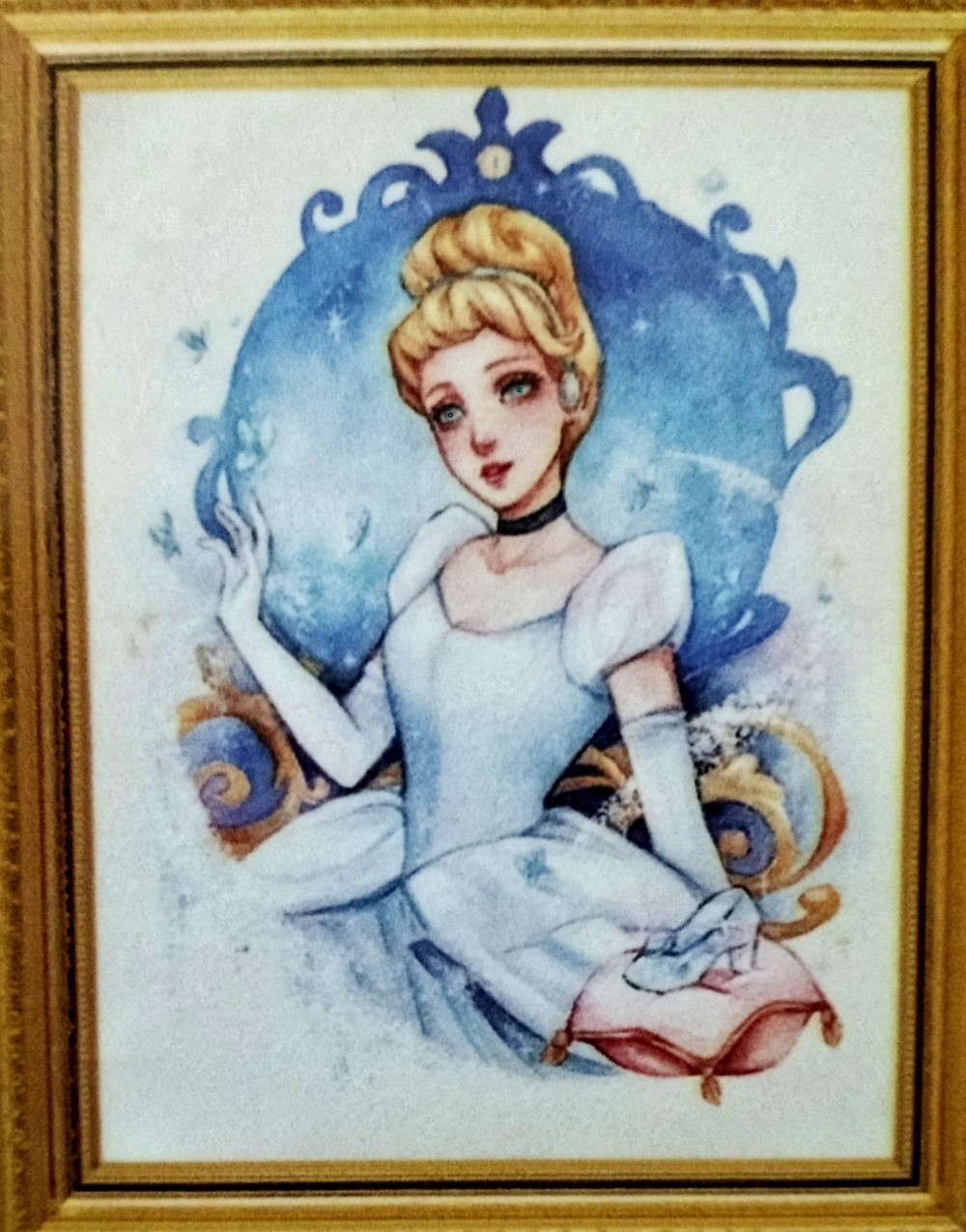 Алмазна мозаїка "Золушка" 30*40см, с рамкой, в кор. 41*31*2,5см, фото 1