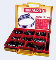 Набір хомутів, арт. 8142094912, нержавіюча сталь А4, 9 - 12 мм