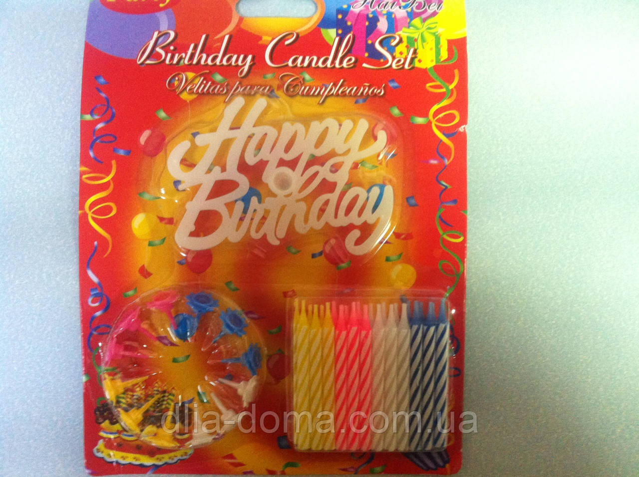 Свічки для торта 24 шт., фото 1