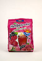 Чай растворимый со вкусом малины и аронии Herbatynka 300г (Польша)