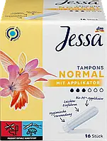 Тампоны с аппликатором Jessa Normal mit Applikator -3 капли, 16 шт.