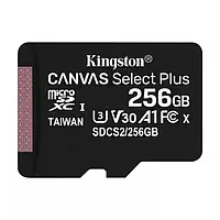 Карта памяти Kingston Canvas Select Plus SDCS2/256GBSP 256GB microSDXC Class 10 UHS-I U3