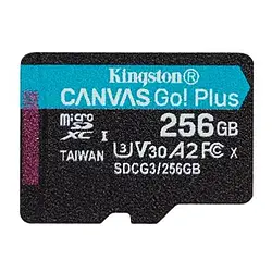 Карта памяті Kingston Canvas Go! Plus SDCG3/256GBSP Black 256GB microSDXC V30