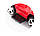 Дитяча машинка Mercedes на акумуляторі каталка-толокар Bambi M 3186 з батьківською ручкою Червоний, фото 6