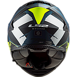 Мотошлем LS2 FF800 II Storm Sprinter M.Bl.Sil.Cobalt, фото 3