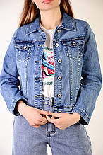 Жіночі джинсові куртки гуртом Miti Baci, лот — 10 шт. Цена 20 Є