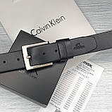 Брендовий чоловічий шкіряний ремінь (472), фото 4