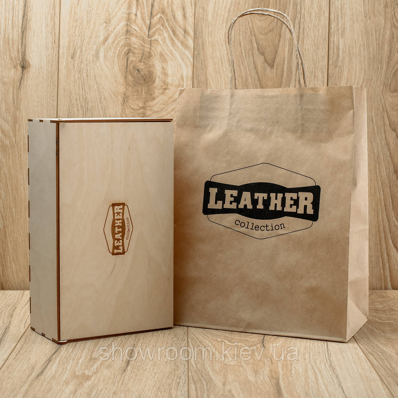 Пакет подарунковий Leather Collection