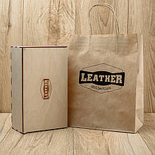 Пакет подарунковий Leather Collection
