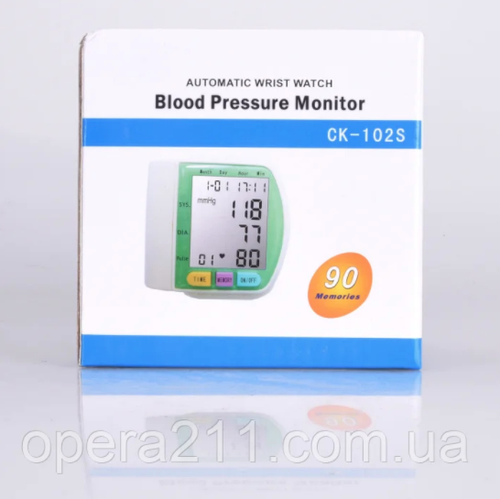Танометр автоматический на запястье Blood Pressure Monitor СК-102S ...