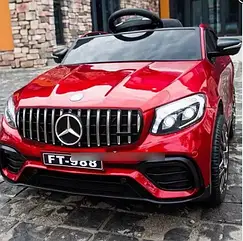 Дитячий електромобіль MERCEDES-BENZ GLE AMG COUPE 4 мотор червоний лак
