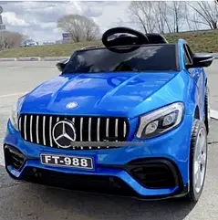 Дитячий електромобіль MERCEDES-BENZ GLE AMG COUPE 4 мотор синій лак