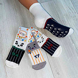 Шкарпетки дитячі "Melody" (з гальмами), демісезонні для хлопчика. 0-1 рік