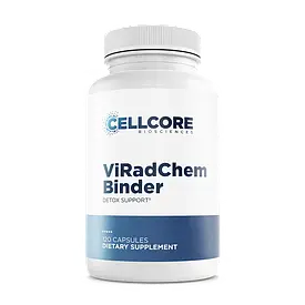 ViRadChem Binder Запатентована суміш для видалення радіації та хімічних токсинів, 120 капс.