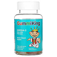 Омега-3 для детей GummiKing "DHA Omega 3 Gummi" с разными вкусами (60 жевательных конфет)