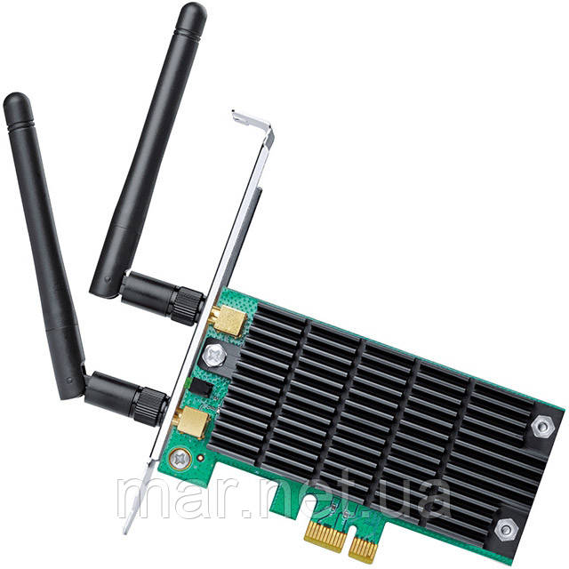 Бездротовий мережевий PCI-E адаптер AC1300 Archer T6E, фото 1