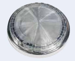 Світильник зі знімним пластиковим склом, арт. 86932105, нержавіюча сталь А2, 105мм