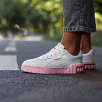 Женские кроссы на каждый день Пума Кали. Классные женские кроссовки Puma Cali Remix Pink\White.