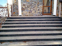 Гранитные ступени Маславский, лестницы, ступени, терраса из гранита; укладка гранита, Киев