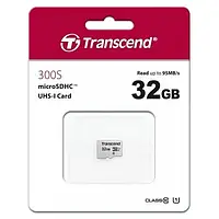 Карта памяти Transcend 300S TS32GUSD300S Black 32GB microSDHC Class 10 UHS-I