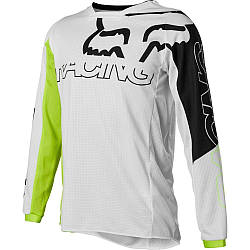 Дитяча мото джерсі FOX YTH 180 SKEW JERSEY [Flo Yellow], YM