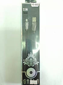 Кабель  USB /Micro USB  XS-002 Black (Box)