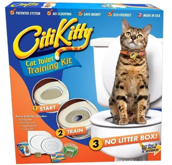 Набір для привчання кішок до туалету CitiKitty Cat Toilet