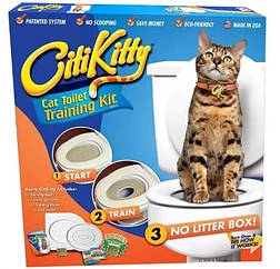 Набір для привчання кішок до туалету CitiKitty Cat Toilet