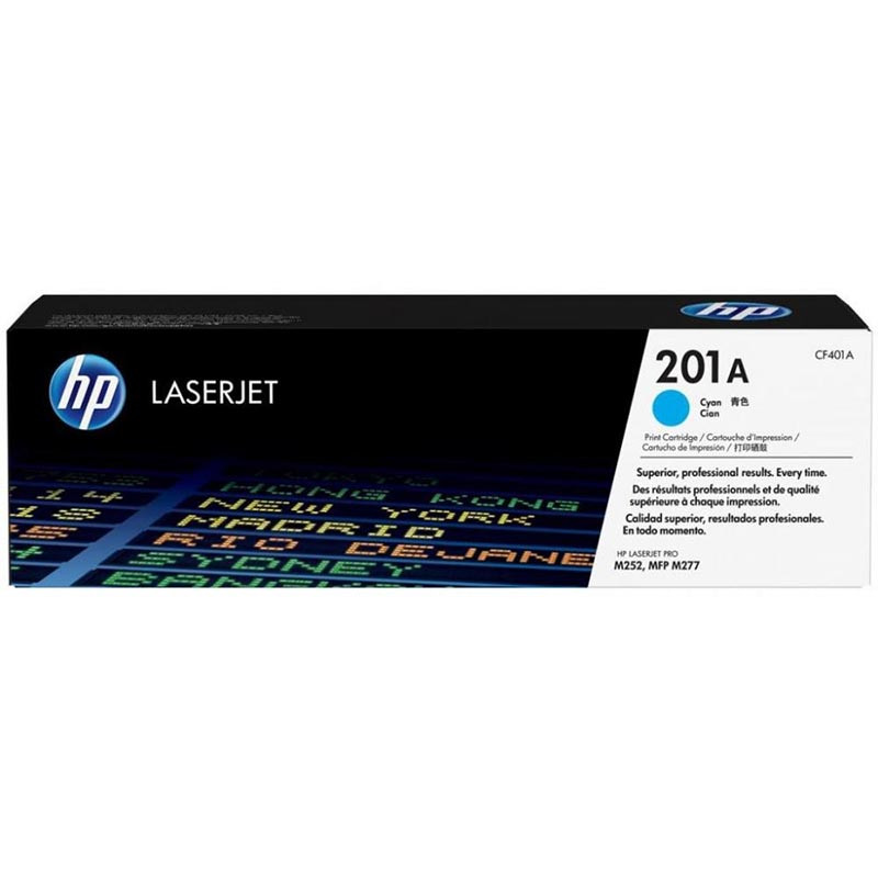 Картридж HP 201A Cyan CF401A для принтера Color LJ Pro M277dw, M277n, M252dw, M274n, M252n