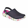 Сабо Crocs LiteRide Clog 39 р 25-25.5 см Плями Темно-сині з рожевим 204592-M7/W9 Navy/Pink, фото 2