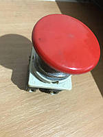 Выключатель кнопочный КЕ 021 исп. 2 красный гриб