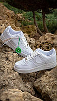 Кроссовки Nike Air Force Low white ( Найк Аир Форс низкие белые)