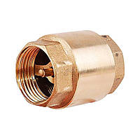 Клапан зворотний муфтовий латунний