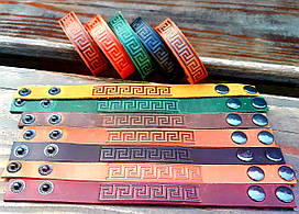 Браслети на руку з натуральної шкіри