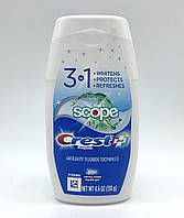 Гелевая зубная паста Crest Complete Plus Scope 3-in-1 Minty Fresh Gel Toothpaste 130гр