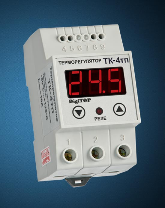 Терморегулятор Digitop ТК-4тп 16 А (тепла підлога)