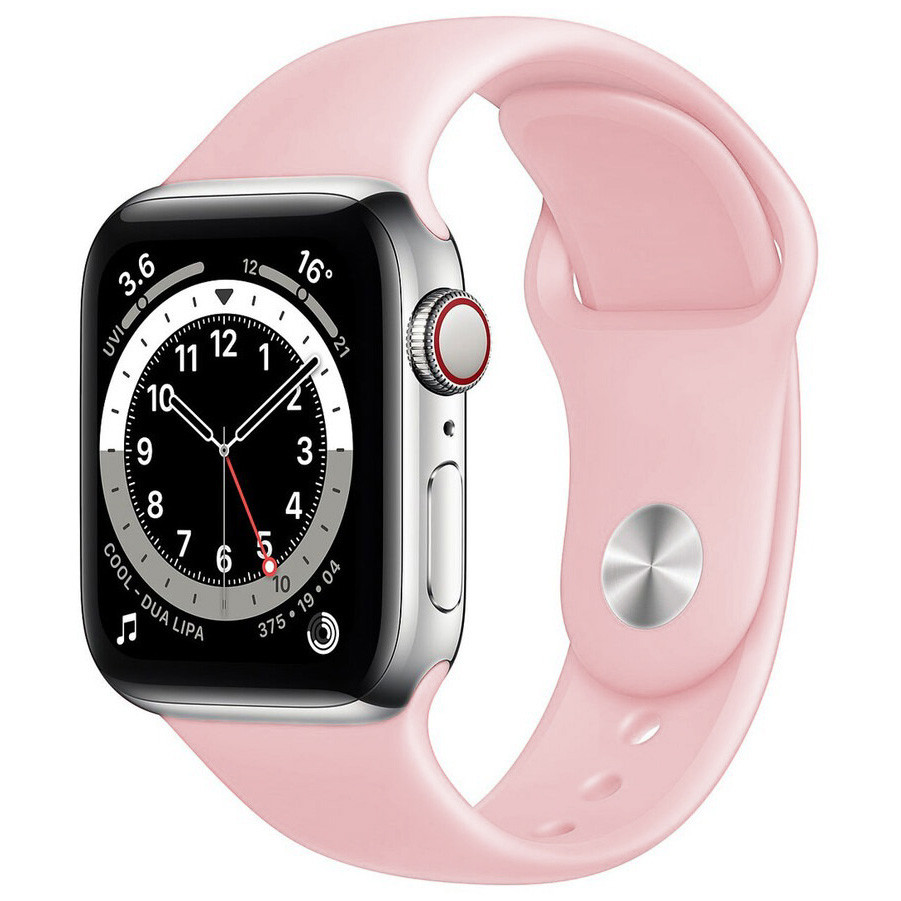Ремінець Silicone Band для Apple Watch 38 / 40mm (S / M) Nude