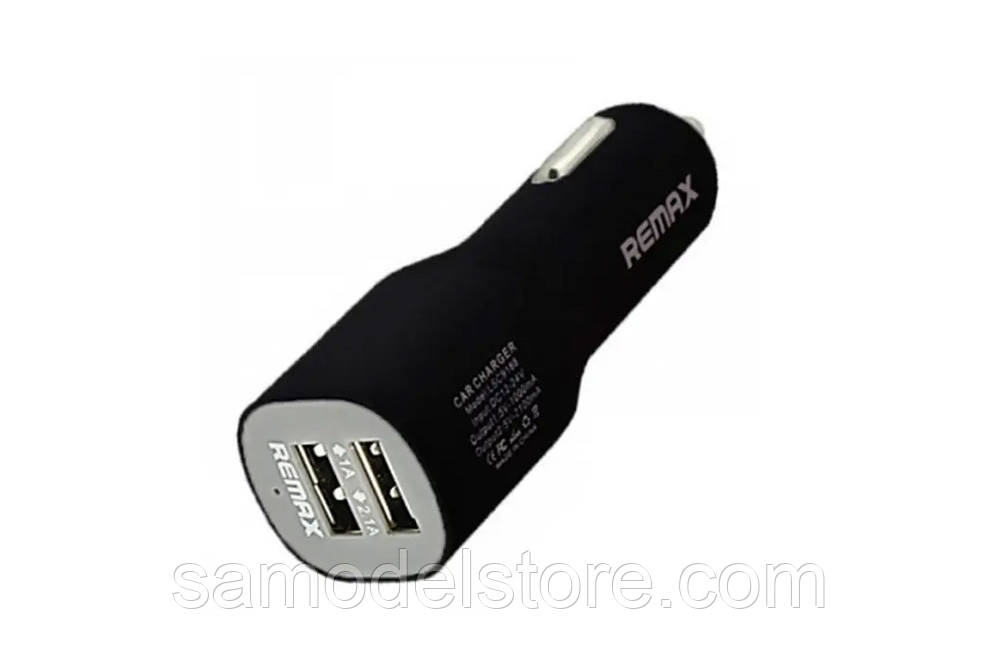 Автомобільний адаптер Remax CC201 2 USB 2,1 А, фото 1