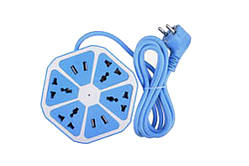 Мережевий подовжувач 220 V 4 розетки, 4 USB