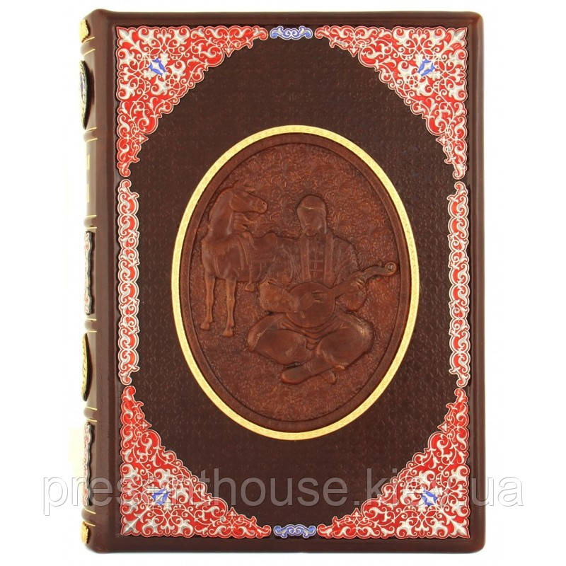 Подарункова книга Збірник "Козацька Старовина" у шкіряній палітурці, фото 1