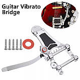 Струнотримач бридж Бігсбі тремоло Bigsby для гітари Gibson SG Les Paul ES ХРОМ, фото 4