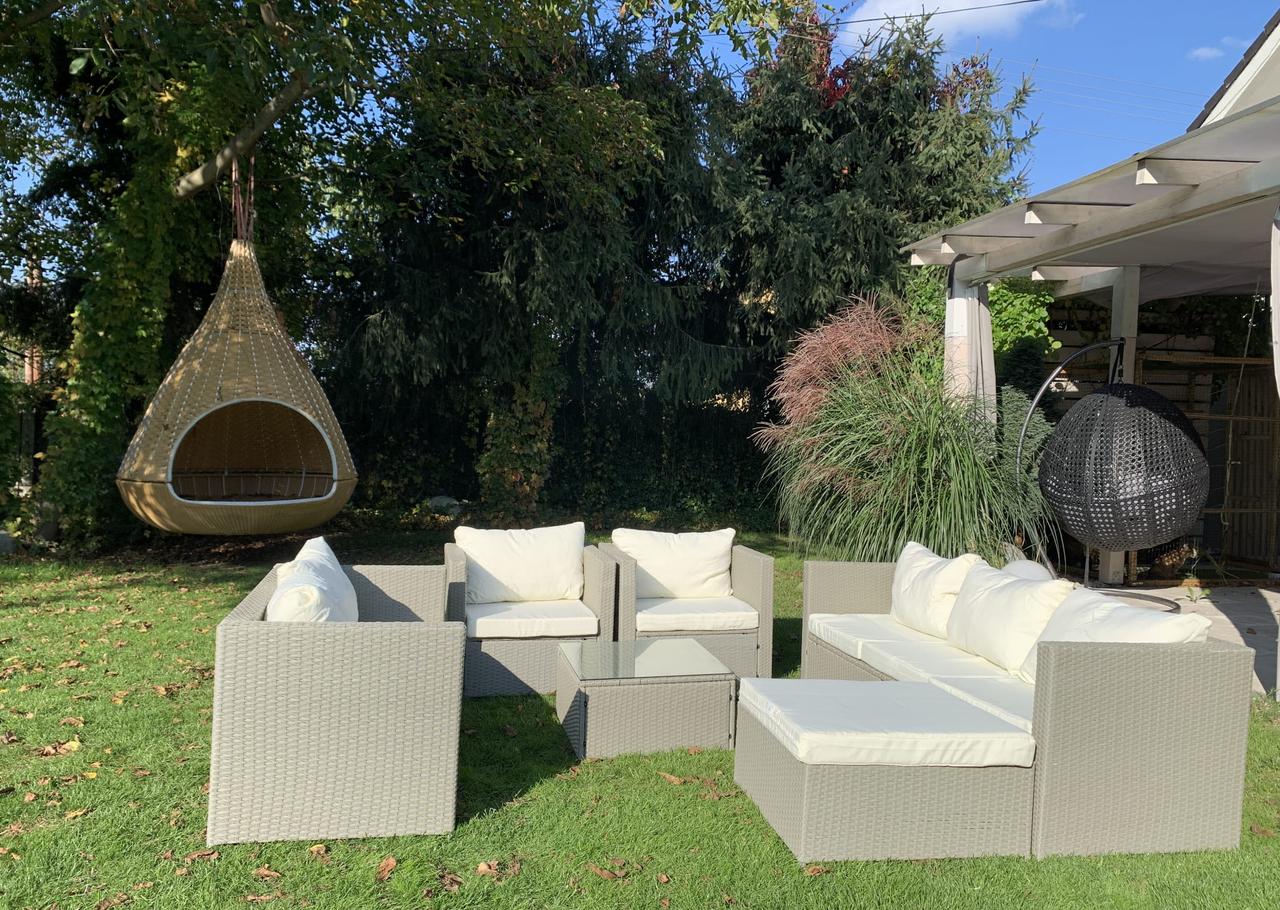 Большой садовый комплект мебели из ротанга Torino - фото 4 - id-p1605630134