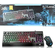 Клавіатура LED GAMING KEYBOARD+Mouse M 710