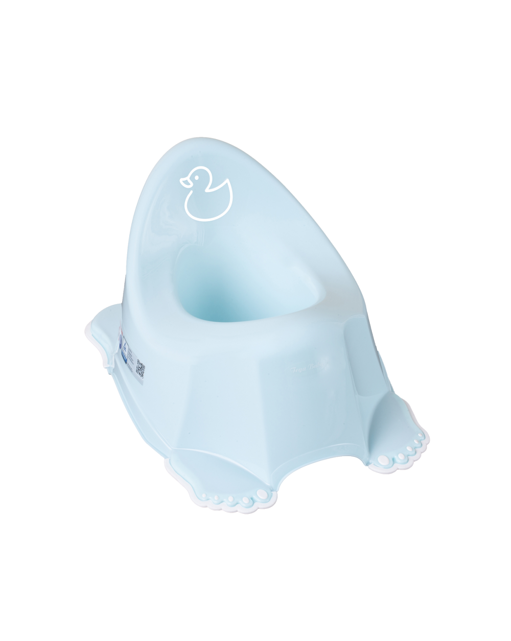 Горщик Tega Duck PO-070 with music нековзний 129 light blue, фото 1
